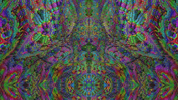 Mandelbulb 4K 60fps - Rainbow Fractal Animations 22 - Byn