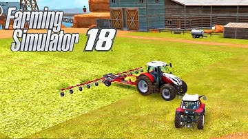 How To Make Slurry In Farming Simulator 18  | Slurry |  Grass Cutting | Fs18 Timelapse #fs18