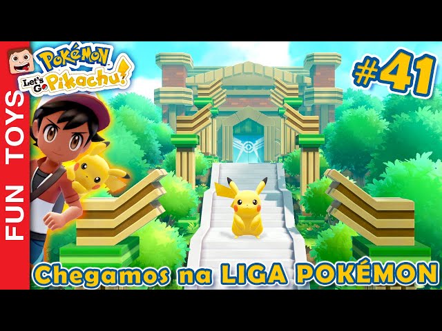 CHEGAMOS A LIGA POKÉMON - Pokémon Lets Go #15 