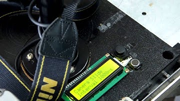 Camera slider Motor and intervallometer Arduino for Nikon DSLR DIY