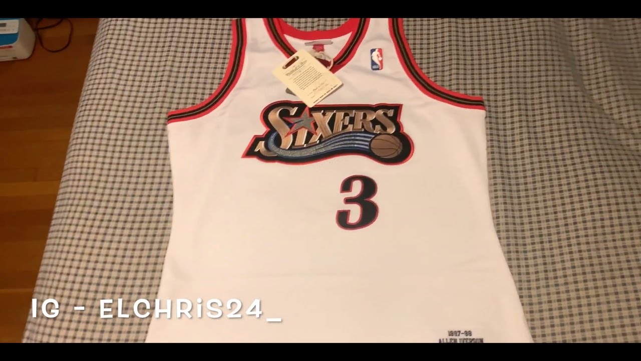 Allen Iverson 76ers Mitchell & Ness NBA 97-98 swingman jersey
