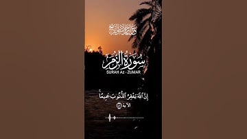 #تلاوة #سورة #اجمل_صوت #القران_الكريم #اكسبلور #القارئ #عمر_الاسود_الفريح #سورة الزمر الآية ٥٣