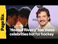 'Heated Rivalry' has these celebrities hot for hockey: Miley Cyrus, Pedro Pascal, Ayo Edebiri, more