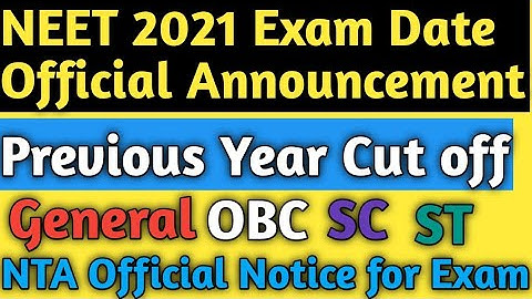 NEET 2021 Application Form Official Announcement 🔥