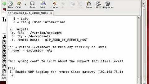 Redhat Enterprise linux 5 Syslog Part2   YouTube