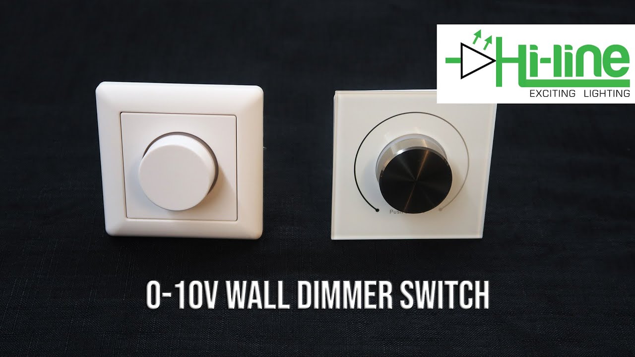 0-10V Wall Dimmer Switch - YouTube