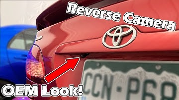 2003-2008 Corolla OEM Style Reverse Camera Install