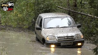 Шевроле Нива на бездорожье. Всю дорогу за УАЗ Буханка. Медвежьи тропы. 3 часть