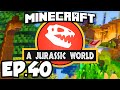 Jurassic World: Minecraft Modded Survival Ep.40 - ORTHACANTHUS DINOSAURS!!! (Rexxit Modpack)