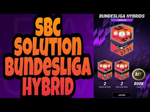 SBC SOLUTION BUNDESLIGA HYBRID IN MADFUT 22