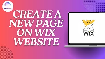 How to Create a New Page on Wix Website