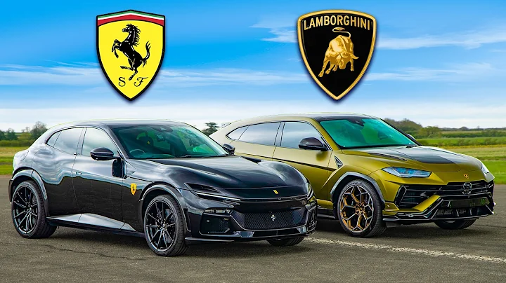 Ferrari Purosangue v Lamborghini Urus: DRAG RACE