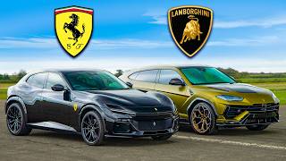 Ferrari Purosangue v Lamborghini Urus: DRAG RACE screenshot 3