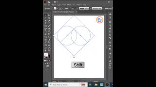 Create Heart Shape ❤ in Illustrator #shorts #illustrator