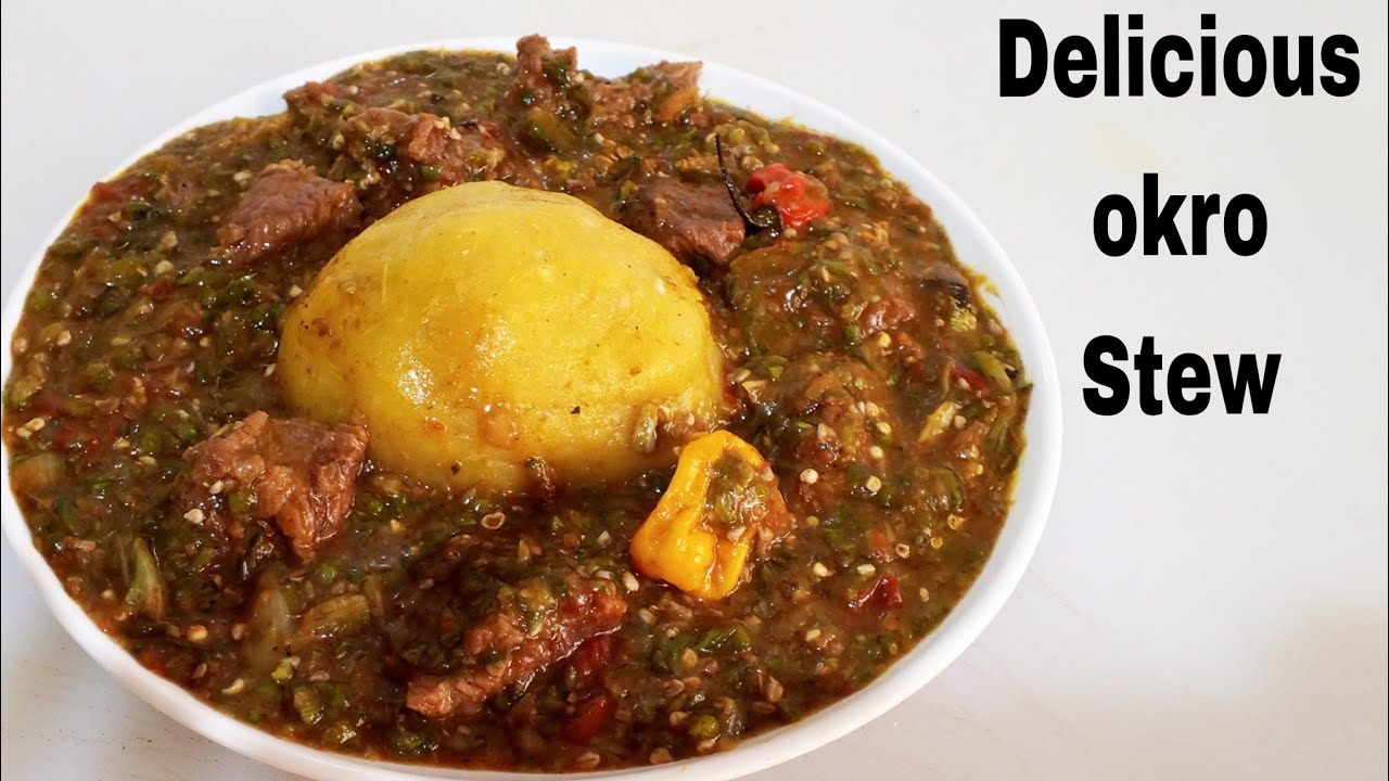  THE BEST OKRO STEW RECIPE/ CAMEROONIAN BEEF OKRO 