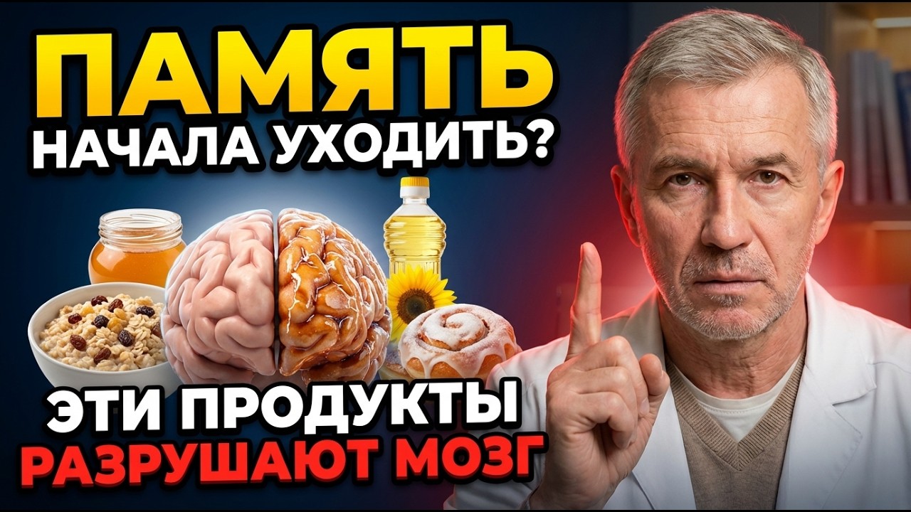 БРОСЬТЕ ЭТО ПРЯМО СЕЙЧАС: Как подсолнечное масло и овсянка выжигают ваши нейроны | ТЕСТ С ЧАСАМИ