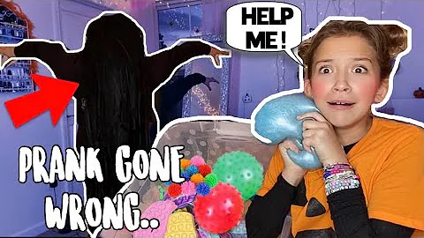 GHOST PRANK SCARE ON KALLI GONE TERRIBLY WRONG..