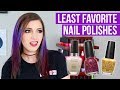 My LEAST FAVORITE Nail Polishes?! || KELLI MARISSA