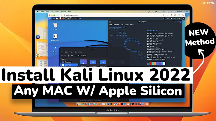 Como instalar o Kali Linux 2022 no Mac M1/M2 usando o UTM (FÁCIL)