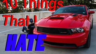 10 things i hate about my 2011 mustang
