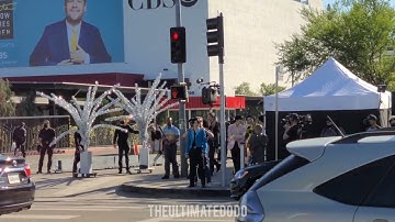 BTS performed Dynamite 💜 crosswalk of James Corden studio