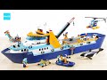 レゴ シティ 北極探検船 60368 ／ LEGO City Arctic Explorer Ship Speed build &amp; Review