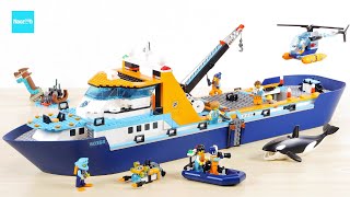 レゴ シティ 北極探検船 60368 ／ LEGO City Arctic Explorer Ship Speed build & Review