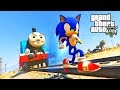 Sonic the Hedgehog vs Thomas the Tank Engine! (GTA 5 Mods)