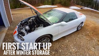 First start up after winter storage - Starting my 2002 Camaro SS after being stored for 6 months.