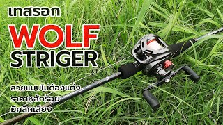 เทสรอก wolf striger รอกเบทราคาประหยัดมีคลิกเสียงทรงสวยงาม #fishing #ตกปลา #รอกเบท #ตีเหยื่อปลอม