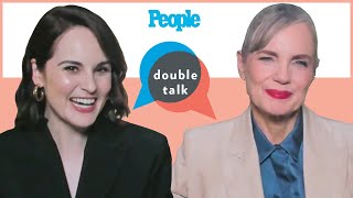 Michelle Dockery & Elizabeth McGovern on Reuniting for 'Downton Abbey' Sequel | Double Talk | PEOPLE