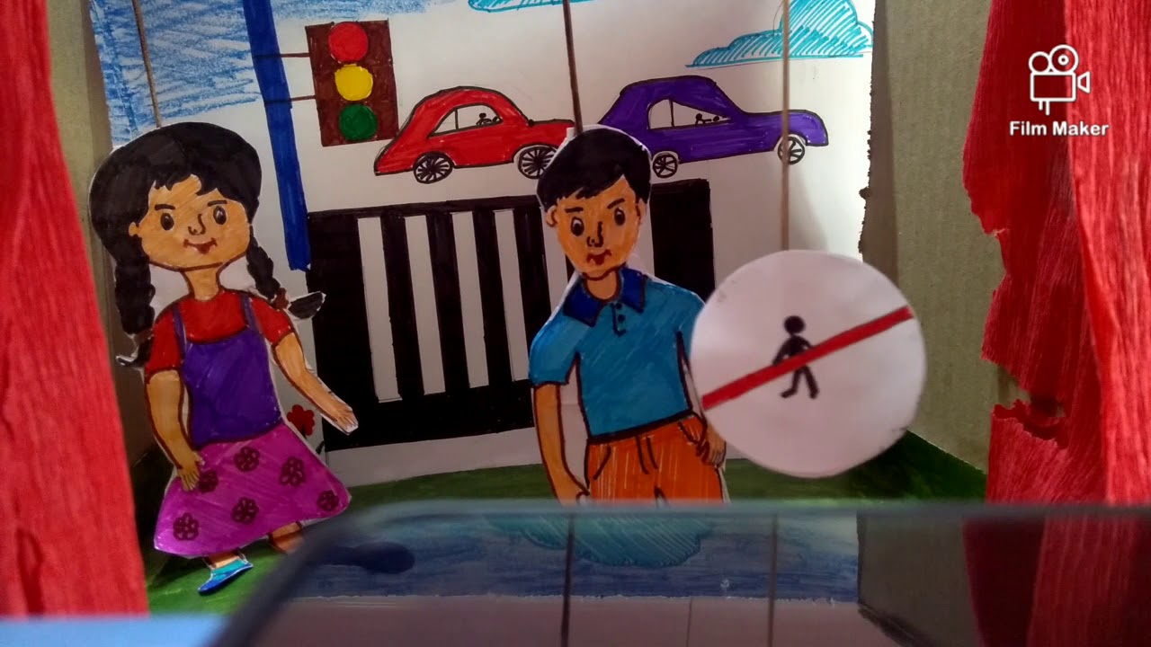 Roadsafetyrules#class4&5#puppetshow#TLM - YouTube