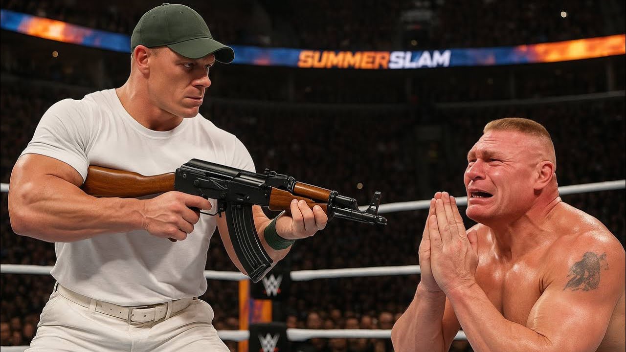 John cena vs brock lesnar : full match - WWE 2K24 | 17 October 2025