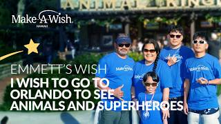 Emmett's Wish To Go To Orlando and See Animals and Superheros