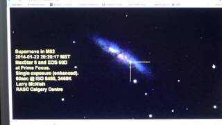 Supernova in M82   star explosion