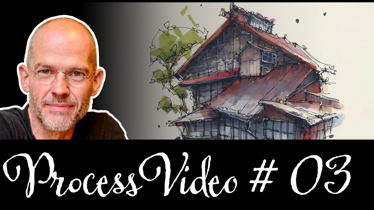 Revealing Tokyo house sketching techniques