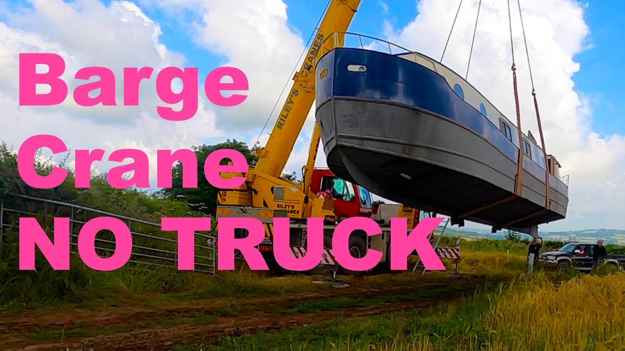 BARGE BUILD. Barge, Crane, No Truck! What are we going to do now? Sailing Ocean Fox  Ep 173