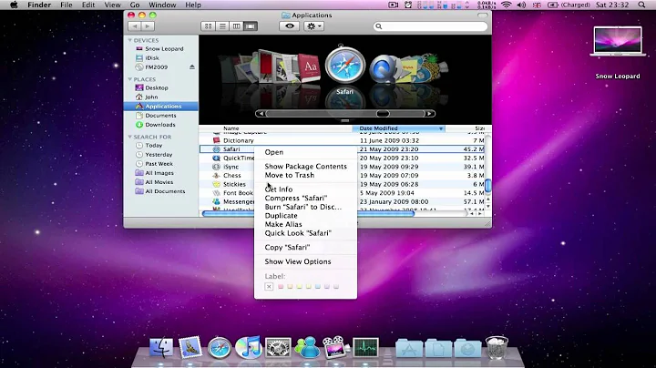 Mac OS X Snow Leopard: Open Apps in 32-Bit