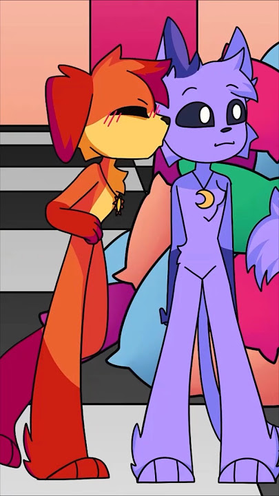 DogDay KISS CatNap 😘 (Poppy Playtime 3 Animation) #shorts #animation #memes