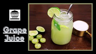 How to Make Green Grapes Juice | Homemade and Tasty Juice Recipe