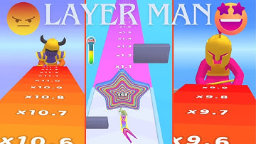 Layer Man | All Levels Gameplay | Part 3 (31-43) Android iOS