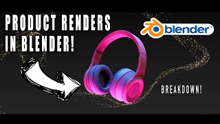 Product Renders in Blender 3d: Motion Graphics Breakdown (Full Tutorials coming soon!)