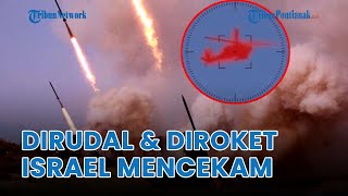 ®️🔴 UPDATE Hari ke-226❗Israel Tak Diberi Ampun, Helikopter Dirudal Al Qassam Golan Diroket Hizbullah