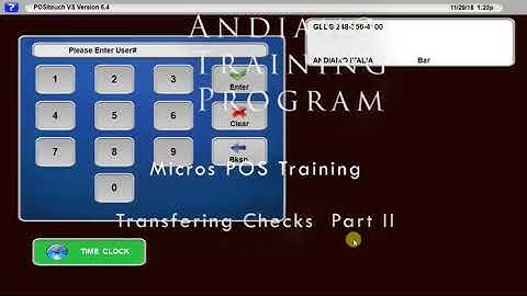 Micros Pos Transfer Checks