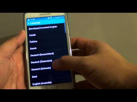 Samsung Galaxy S5 : 다른 시스템 언어로 변경하는 방법