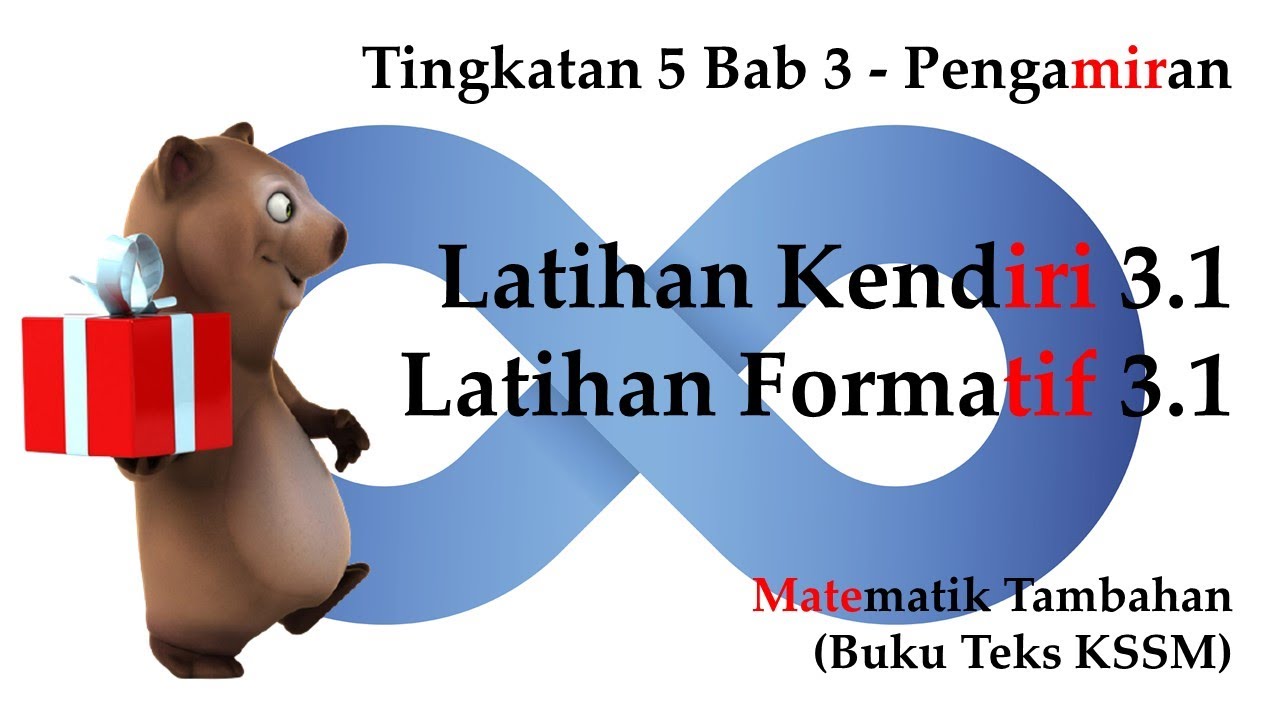 Matematik Tambahan Tingkatan 5 Kssm Bab 3 Pengamiran Latihan Kendiri 3 4 Youtube