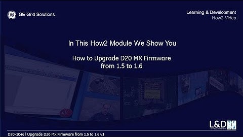 D20-1046 l Upgrade D20 MX Firmware from 1 5 to 1 6 v1
