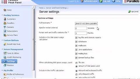 How to change the server