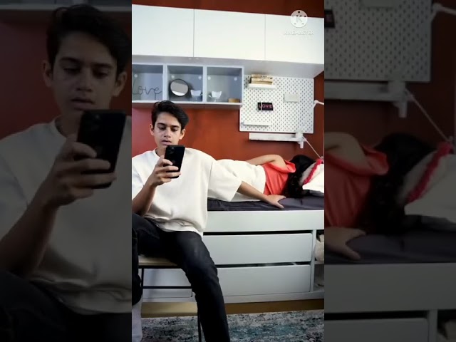 jannat zubair and Ayaan zubair new Instagram reels #caring  brother class=