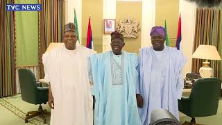 WATCH: Former Lagos Governor, Ambode Visits President Tinubu At Presidential Villa